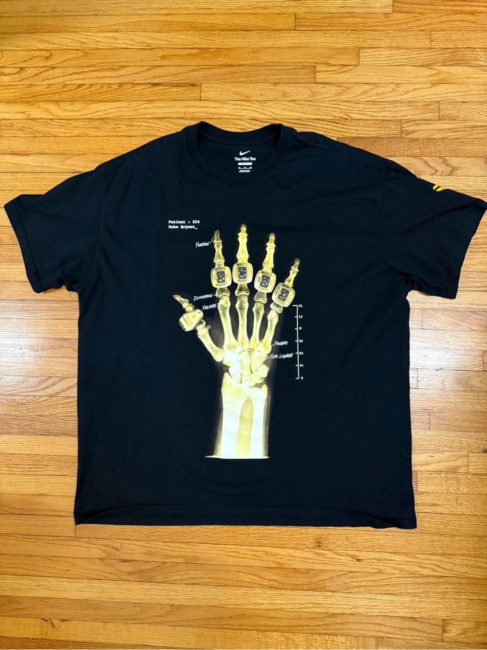Nike Kobe Bryant Broken Not Beaten T-Shirt Size XXL